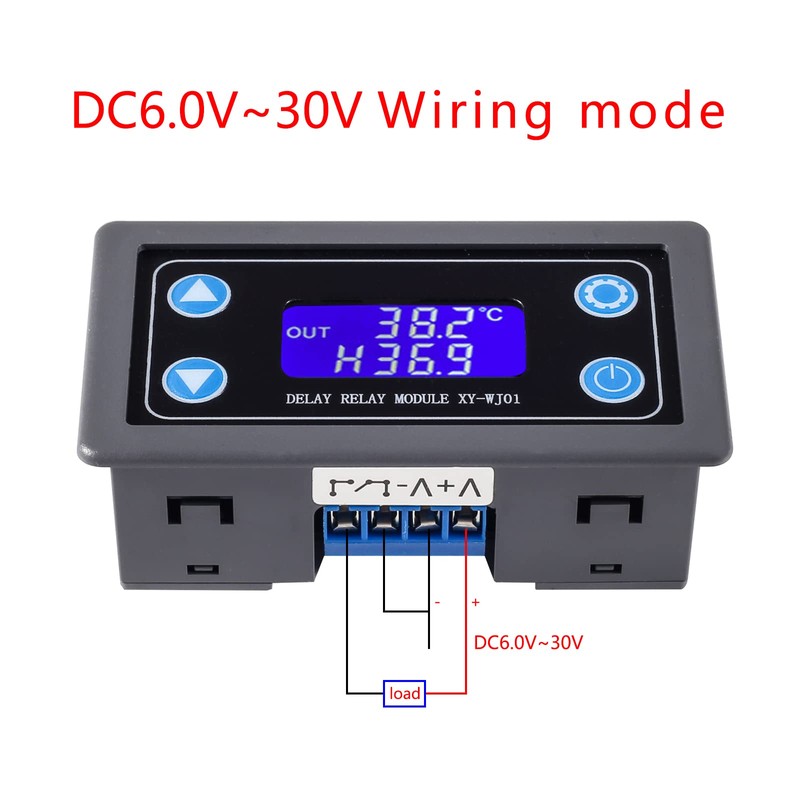 Diitao Delay Relay Module DC 6-30V Timer Relay Module 12V