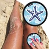 Sand Brush Remover for Beach, Sand Removing Bag, Beach Accessories