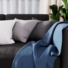 Soleil d'ocre Adele Bedspread, Sofa Throw, Polycotton, Blue, 180 x