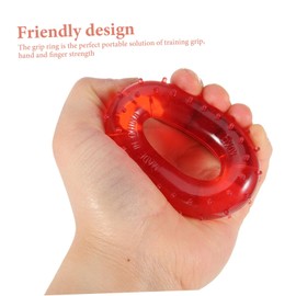 SUPVOX Hand Grip Strengthener Equipment 3 Portable Exercise Rings for Home Fitness Hand Ring Trainer Forearm Ring Hand Exercisers Random