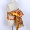 CAMDOM Womens Japanese Kimono Obi Belt Pre Tied Bow Jacquard