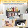 Spice Rack Wall with Spice Box & Kitchen Roll Holder,