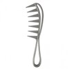 Gray Styling Hair Brush with Oil Comb Barber 2ea