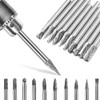 YFFSFDC Carbide Bar Router Bit, 10 Types, Set of 10,