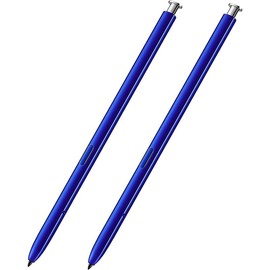 2 Pack Galaxy Note 10 Pen Stylus Touch S Pen Replacement for  Galaxy Note 10 / Note 10 Plus,No  (Black) - Color: Aura Glow Silver