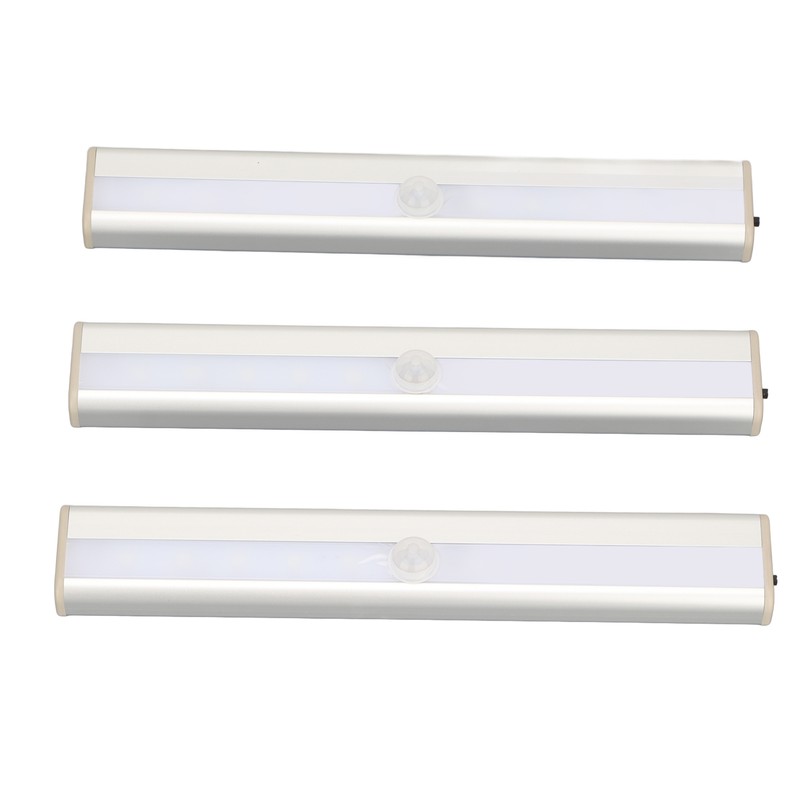 3Pcs Wireless Motion Sensor LED Lights Automatic On and Off