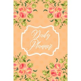 Peach Orange Daily Planner: 6x9 with 100 pages / Motivation for daily activites