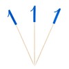 Blue Glitter 1st Birthday Centerpiece Sticks, 12-Pack Number 1 Table