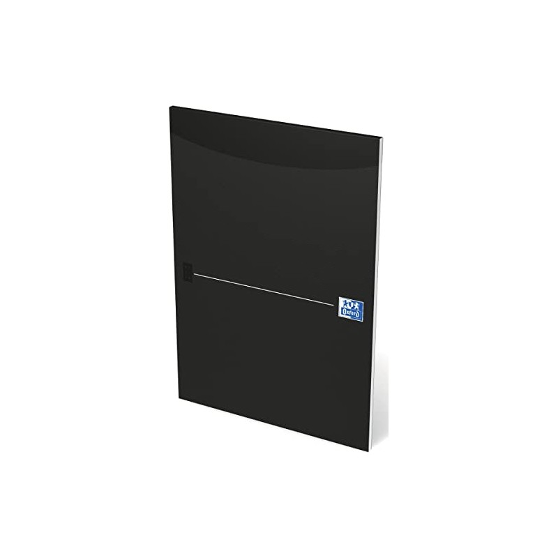 Oxford Office Letter Pad A4 Lined Black Glued Top