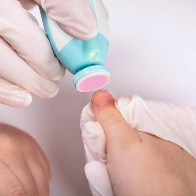 Lima De Uñas Bebe Eléctrica Cortadora, 6 Cabeza Molienda