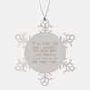 Customized Drafter Gifts from Friends to Men, Funny Snowflake Ornament