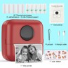 HuiJuKeJi Mini Sticker Printer Bluetooth Smart Pocket Inkless Thermal Printer