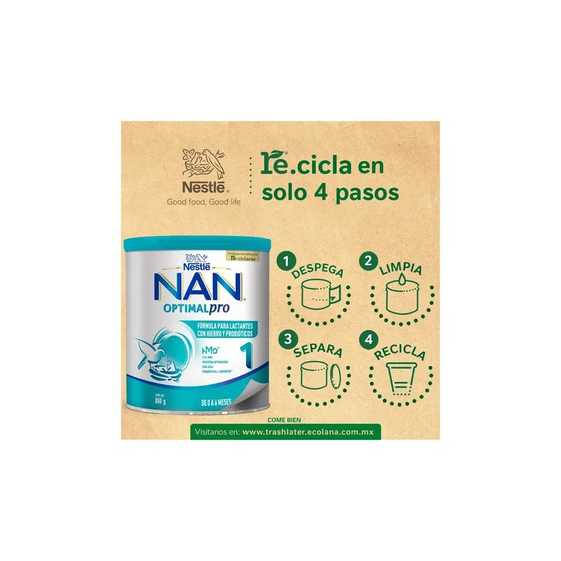 NAN 1 Optimal Pro Fórmula Para Lactantes De 0 a