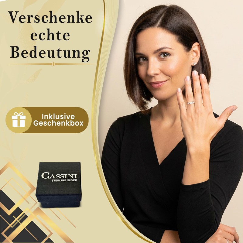 CASSINI Sterling Silver 3RAD