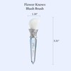 Flower Knows Shell's Jewel Angled Blush Brush,Soft Powder Blush Brush