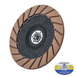 HONGUIS 7 inch Transitional Concrete Grinding Wheel,5/8"-11 Arbor Ceramic Bond Cup Wheels for Concrete Smoothing Polishing,100 Grit