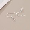 Earring Making Kits Silver Earring Hooks Hypoallergenic Ear Wires Fish