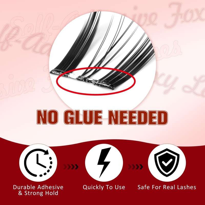 EPUDY FIHSALA Self Adhesive Lash Clusters Fox Eye 11-13-15mm Manga