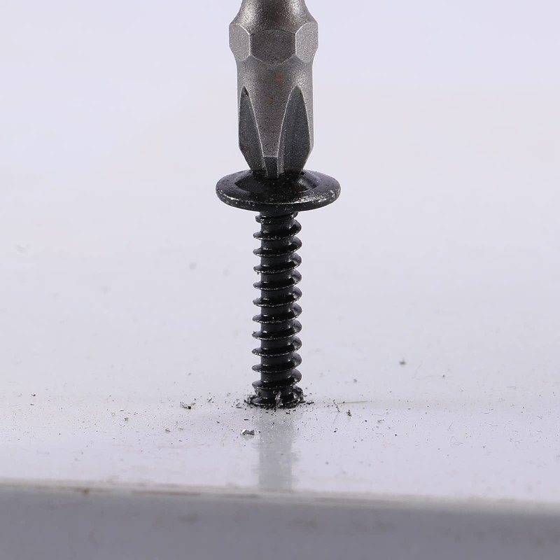 #8 x 1 Sheet Metal Screws 100Pcs 410 Stainless Steel