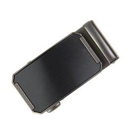 Glamexx24 Men's Automatic Buckle Belt: Wide 35 mm, Length 115 cm - 170 cm, Business Belt for Men with Ratchet, Adjustable Size, Black, Buckle Model 32 + Black, Gürtelgröße 135 cm