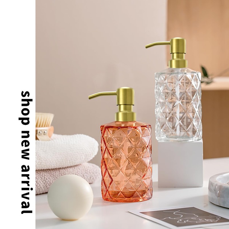 AUNRGO Gold Soap Dispenser Pump Replacement - Brushed Finish 304