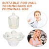 SAFIGLE 2Pcs Nail Salon Cups Manicure Mixing Cups Thick Base