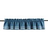 DII Window Valance Collection, 100% Cotton, Pre-Shrunk, Machine Washable, 2