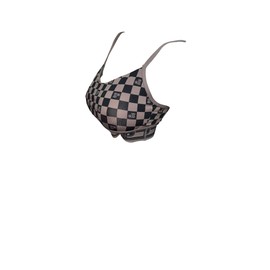 Victoria's Secret Pink Ultimate Sport Scoop Bra Color Multicolor/Checkered New (US, Alpha, Medium, Regular, Regular, Multicolor/Checkered)