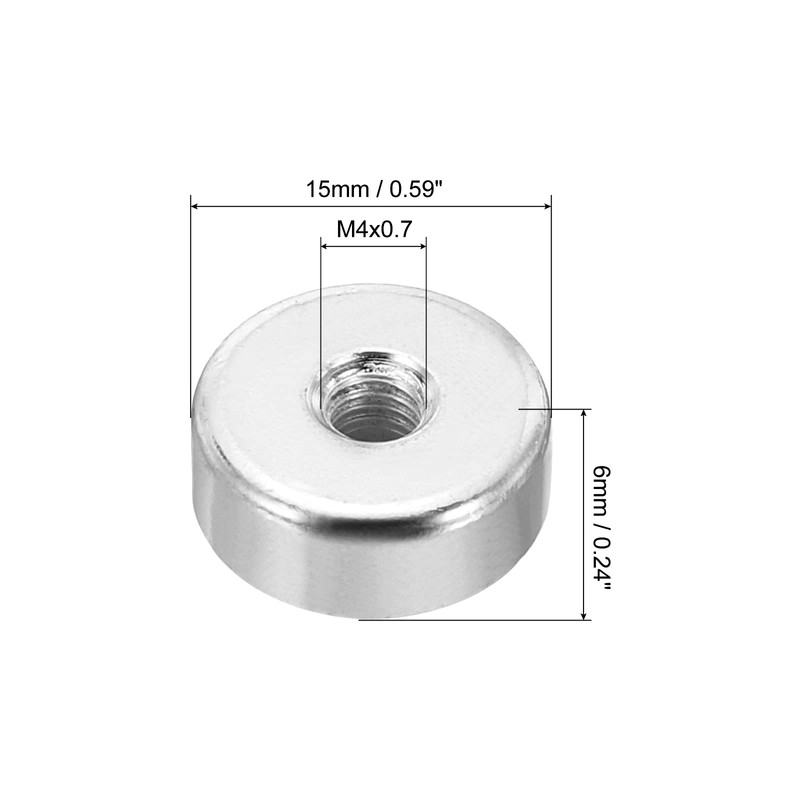PATIKIL 10pcs M4 Cap Nuts Acorn Nut Screw Cap Insert
