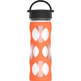 LIFEFACTORY 16oz Bottle Classic Cap Orbit Orange