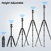 SIRUI Lightweight Carbon Fiber Travel Tripod, 55.1" Camera Tripod with