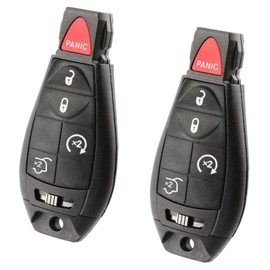 Key Fob fits Jeep Commander/Jeep Grand Cherokee Keyless Entry Smart Remote (M3N5WY783X, IYZ-C01C), Set of 2