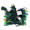 Purple, Green and Gold LED Mardi Gras Lights - 80