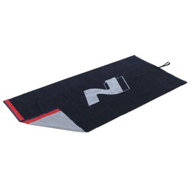 Hyundai HMD00559 Bath Towel N Logo Beach Towel Cotton 170 x 80 cm Black