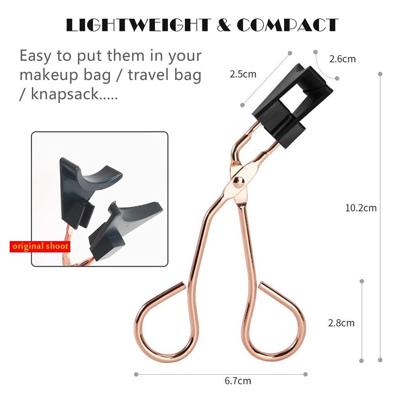 INDKOPVA Aplicador de pestañas magnéticas, clip magnético para pestañas postizas,