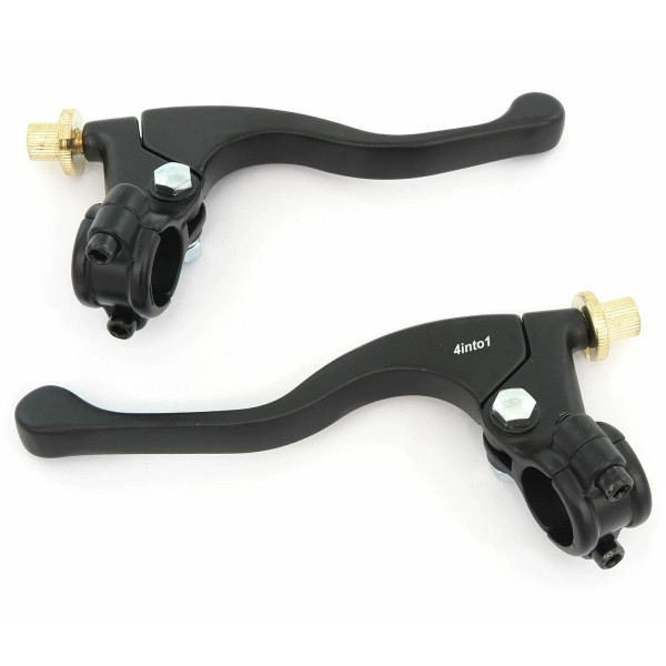 Motorcycle Lever Set Honda Shorty Lever Perch Assembly Set -