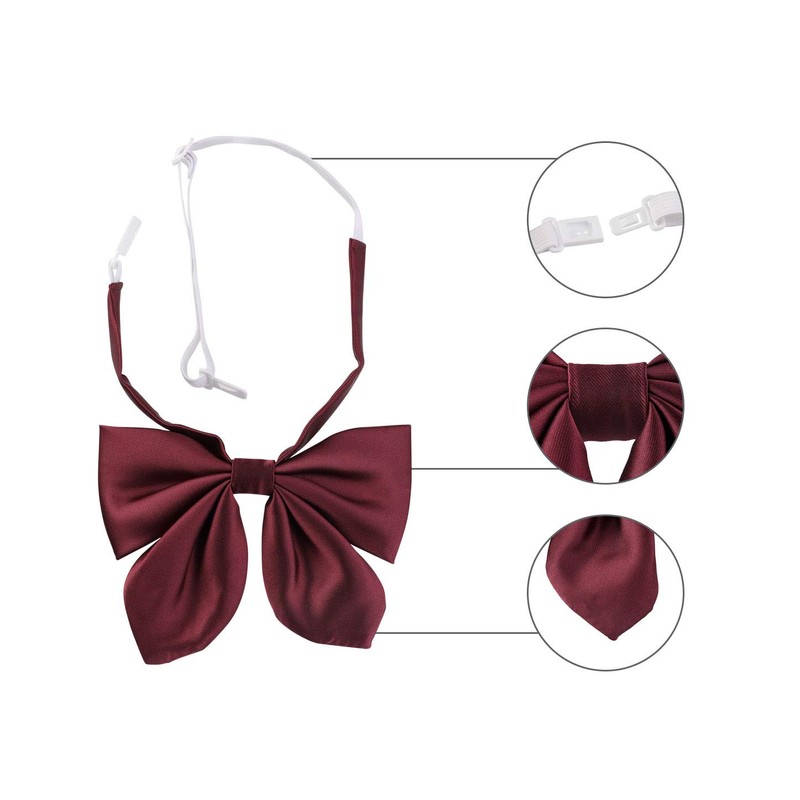 Allegra K School Ribbon, Ribbon Tie, Uniform, Ribbon, Bowtie, Bowtie,