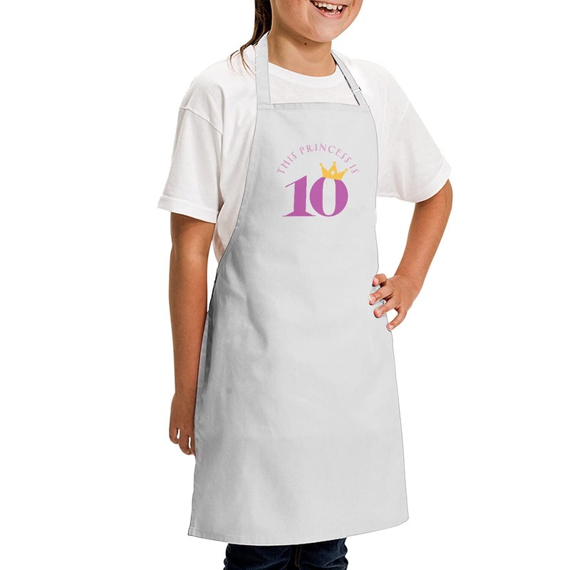 Fabulous Kinderküchenschürze - Malen This Princess is 10 Celebration Birthday