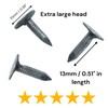 GET SET DIY Galvanised Clout Nails 13mm - Roofing Felt