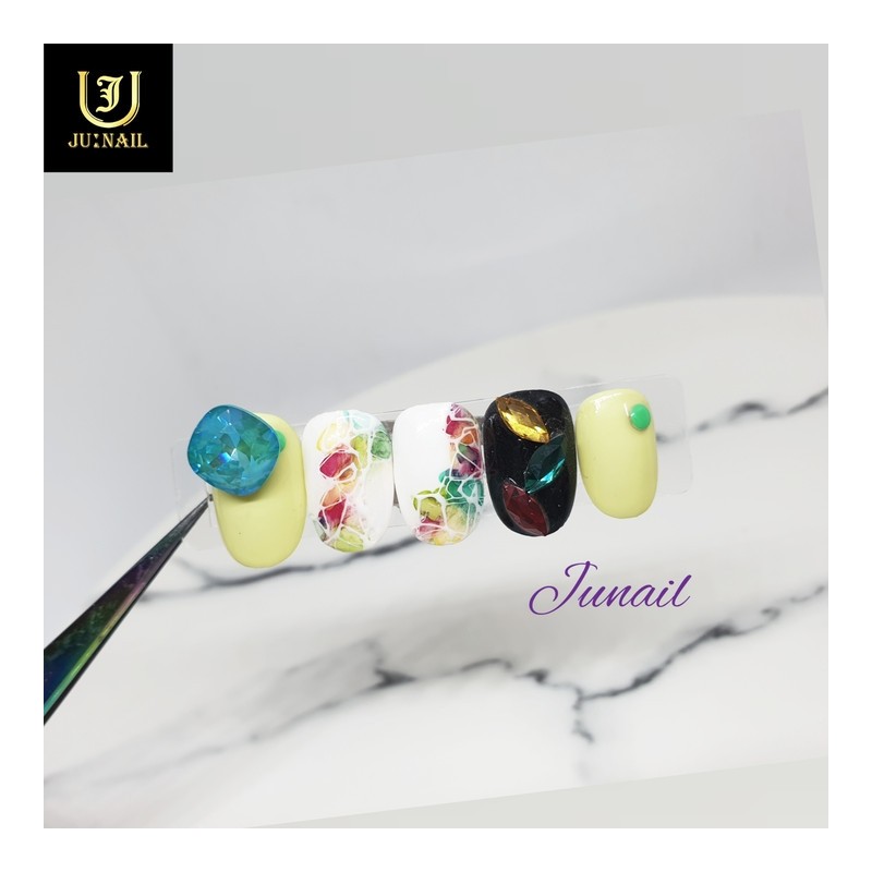 Sky Garden Handmade Nail Tips - Short Stiletto / 하늘정원