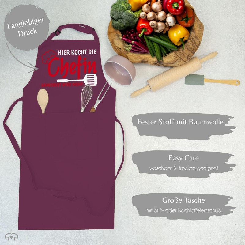 Shirtracer - Apron - Cooking Apron - Damen 1 -