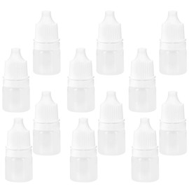 Haofy Frascos Cuentagotas de Plástico, 100 Uds., Envases de Líquido para Gotas Oculares Rellenables Exprimibles de 2ml, Color