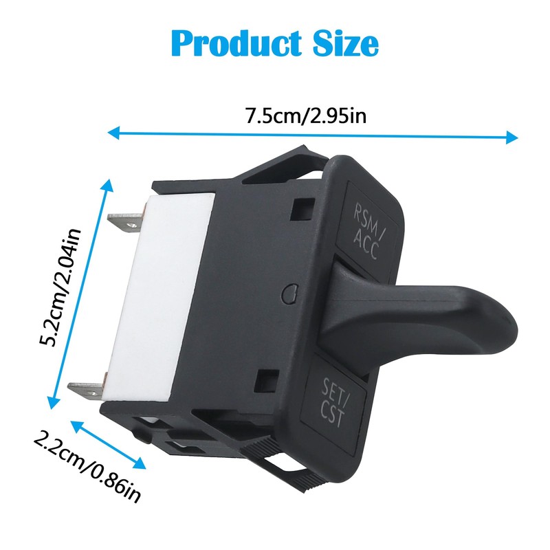 Fixed Speed Cruise Control Switch Button Compatible with Freightliner Columbia