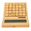 Bamboo Calculator Solar Powered Battery Powered Eco Friendly Function Calculator
