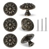 ShipeeKin 6 x Retro Antique 30 mm Furniture Knobs Drawer