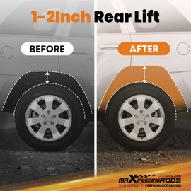 maXpeedingrods 1-2" Rear Lift Coil Springs for Dodge Ram 1500 2WD 4WD 2009-2018, Heavy Duty Lift Springs