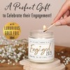 Engagement Gifts for Couples: 'Engaged 2025' Candle with Peony &