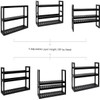 Domax Bamboo Bathroom Shelf 3-Tier Wall Mount Storage Rack Multifunctional