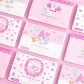 얼굴 유분 제거 기름종이 휴대용 화장 보정 피지 흡수 페이퍼 여성 남성 학생 Oil Absorbing Sheets for Face, Portable Blotting Paper for Makeup Touch-up, Men and Women, Students