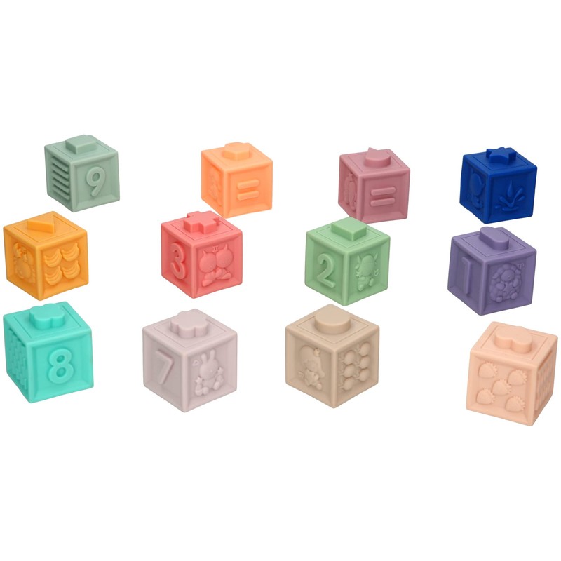 12 Bath Stacking Blocks